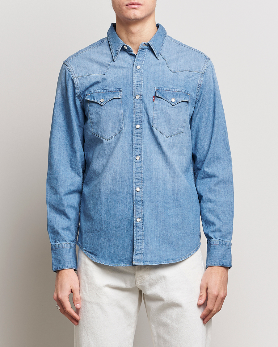 Mies |  | Levi's | Barstow Western Standard Shirt Light Blue