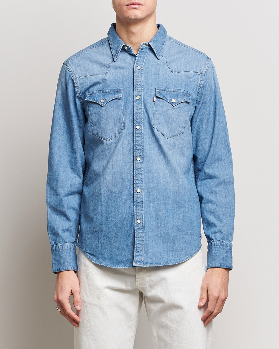 Mies | Kauluspaidat | Levi's | Barstow Western Standard Shirt Light Blue