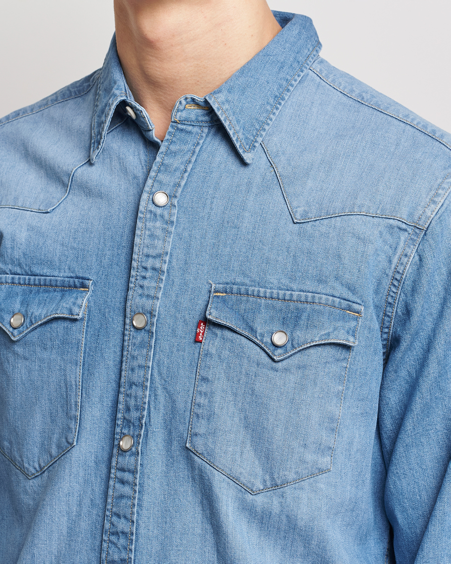 Mies | Kauluspaidat | Levi's | Barstow Western Standard Shirt Light Blue