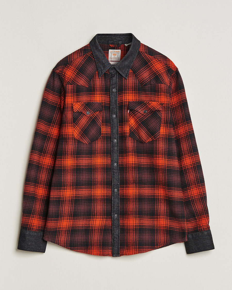 Mies | Kauluspaidat | Levi's | Barstow Western Standard Shirt Red/Black