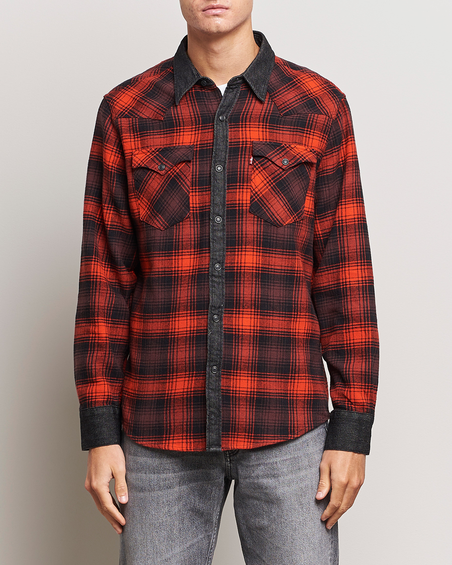 Mies | Rennot paidat | Levi's | Barstow Western Standard Shirt Red/Black
