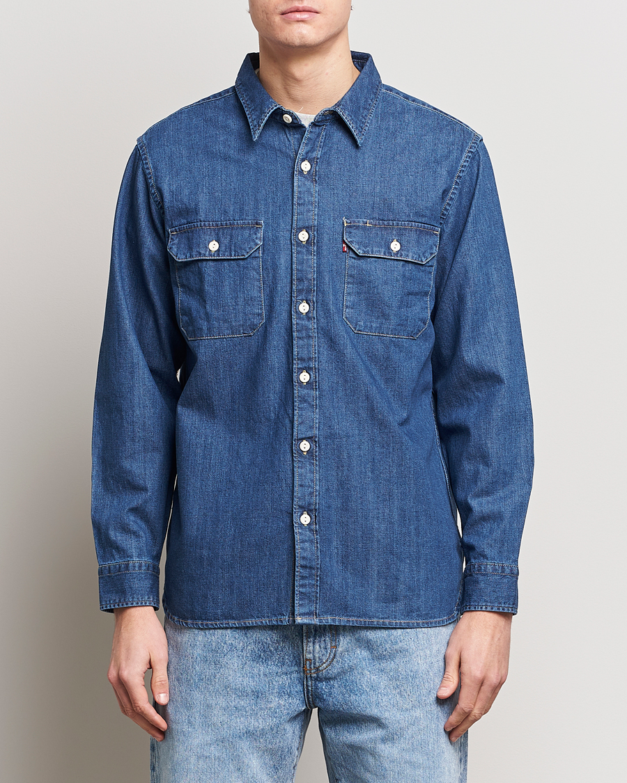 Mies | Kauluspaidat | Levi's | Jackson Worker Shirt Sterling Dark Wash