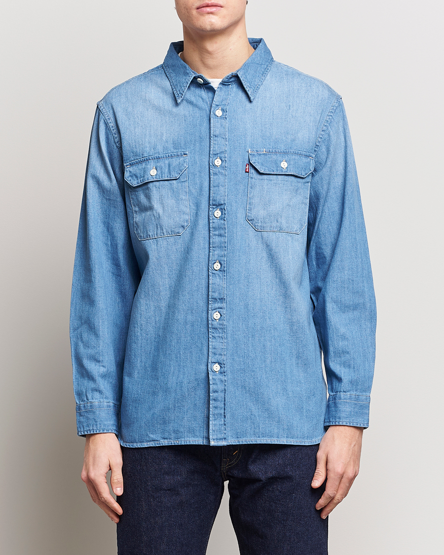 Mies | Kauluspaidat | Levi's | Jackson Worker Shirt Franklin Light Wash