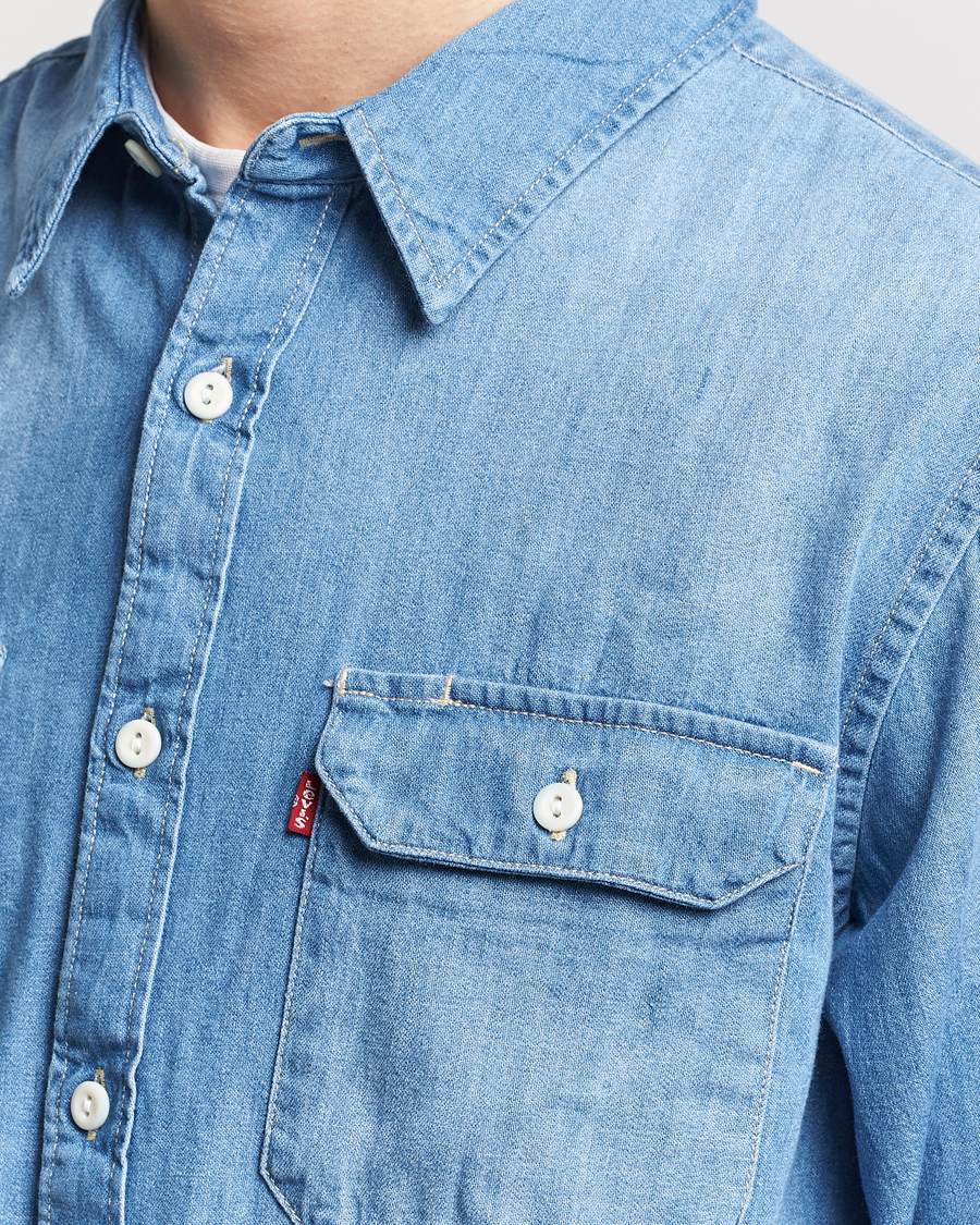 Mies | Kauluspaidat | Levi's | Jackson Worker Shirt Franklin Light Wash