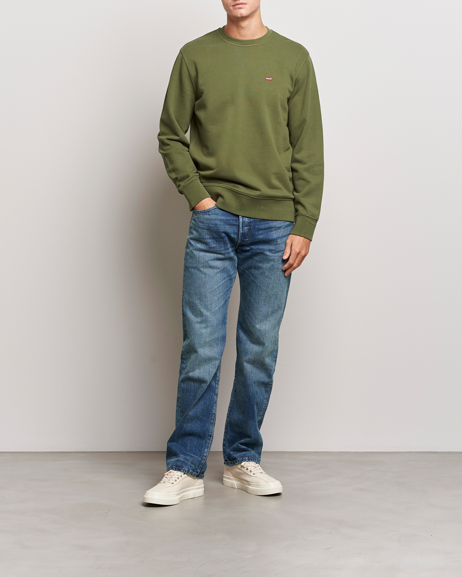 Mies | Puserot | Levi's | Original Crew Neck Sweatshirt Sea Moss