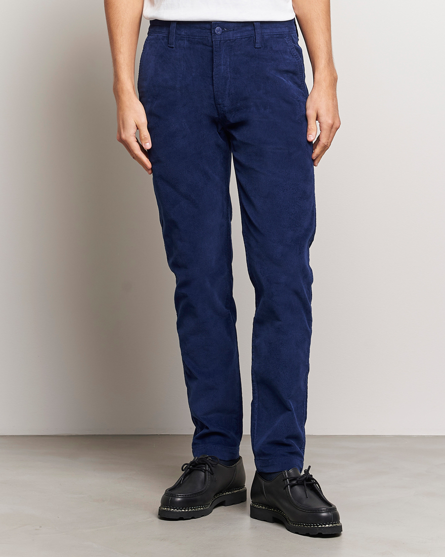 Mies | Housut | Levi's | Garment Dyed Stretch Corduroy Chino Ocean Cavern