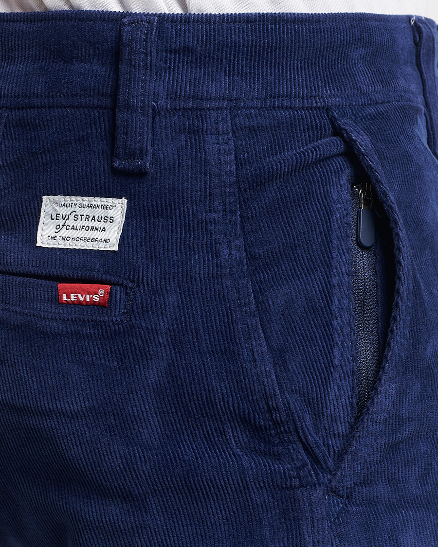 Mies | Housut | Levi's | Garment Dyed Stretch Corduroy Chino Ocean Cavern