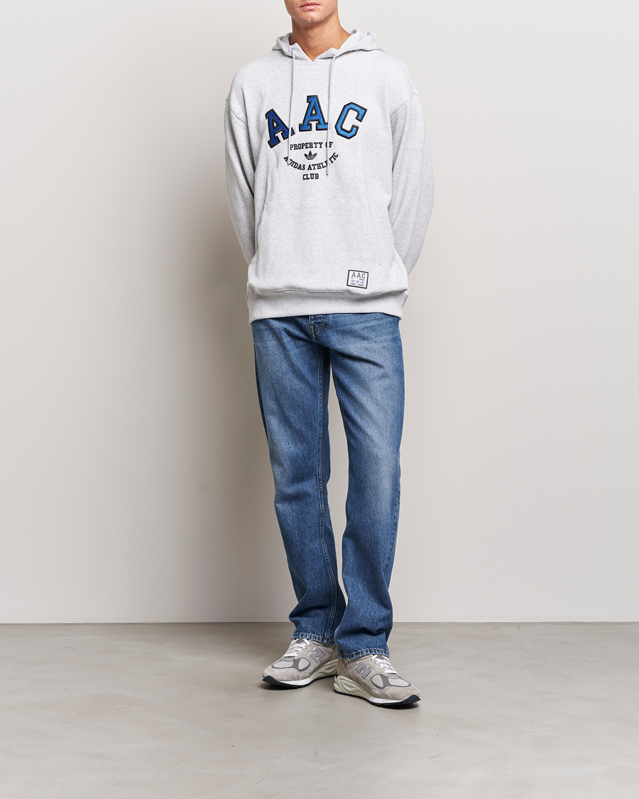 Mies | Puserot | adidas Originals | Hack Logo Hoodie Light Grey