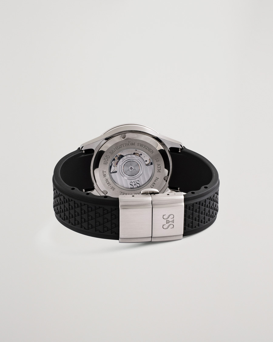 Mies | Sjöö Sandström Pre-Owned Royal Steel Worldtimer 36mm SS-1836-WT | Sjöö Sandström Pre-Owned | Royal Steel Worldtimer 36mm SS-1836-WT