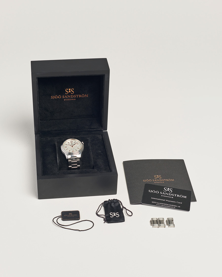 Mies | Sjöö Sandström Pre-Owned Royal Steel Classic 41mm | Sjöö Sandström Pre-Owned | Royal Steel Classic 41mm