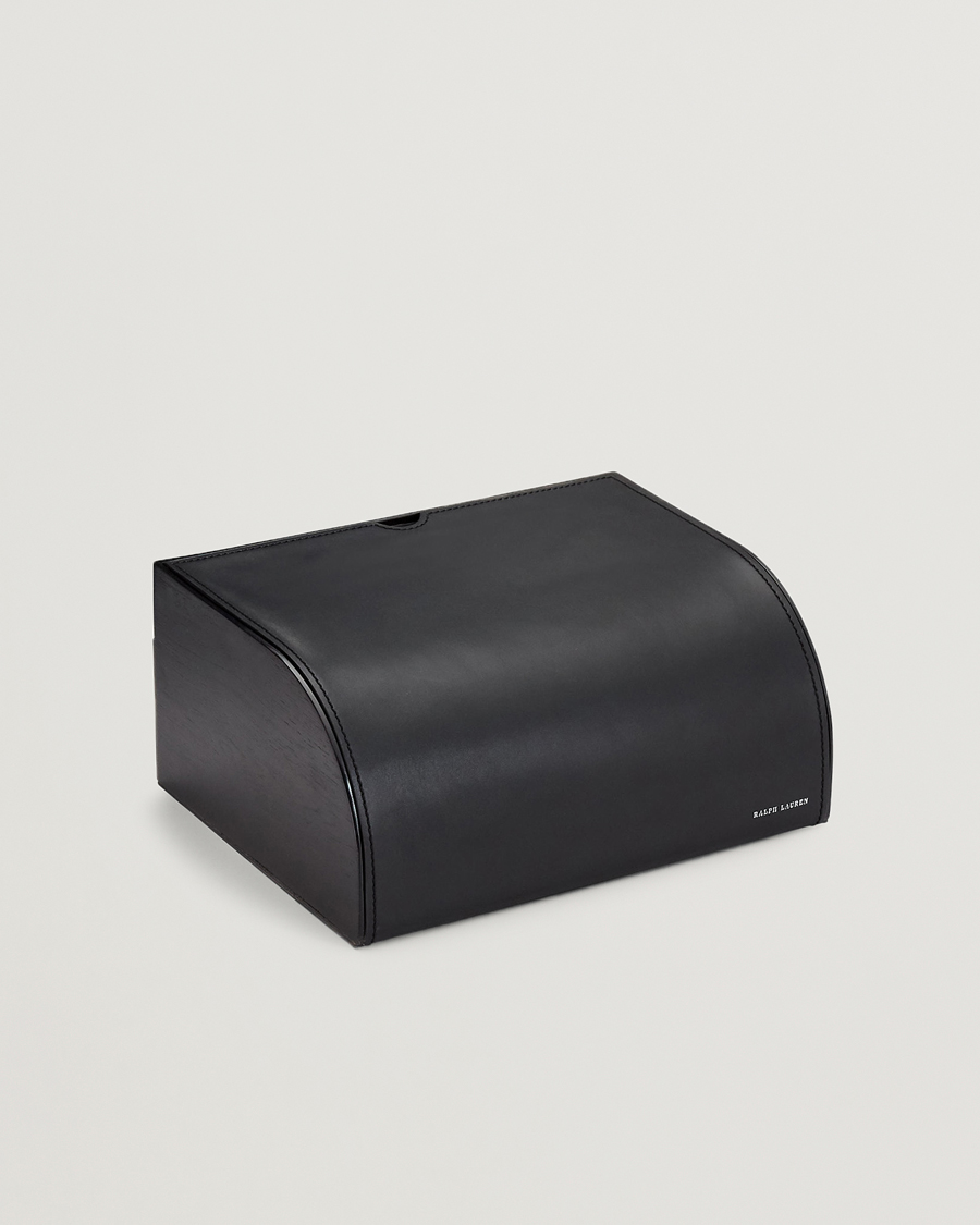 Mies | Kotiin | Ralph Lauren Home | Brennan Leather Writers Box Saddle Black