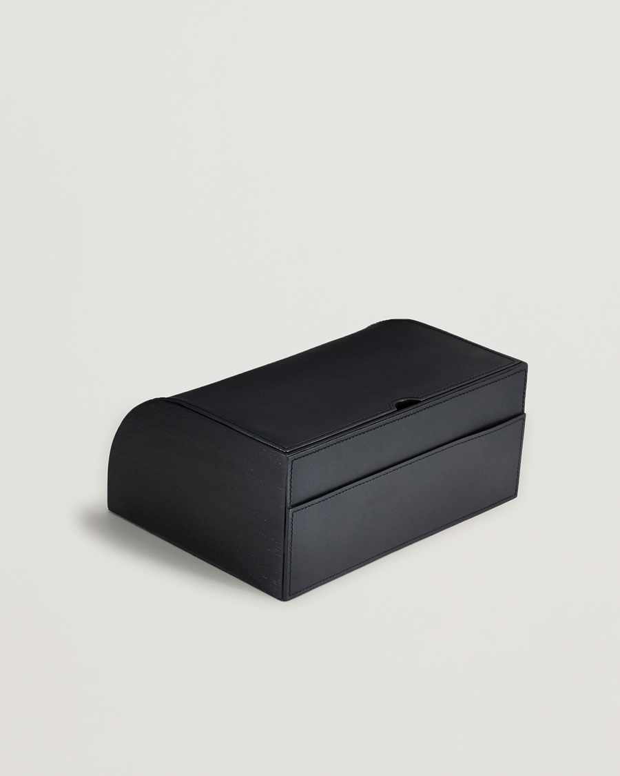Mies | Kotiin | Ralph Lauren Home | Brennan Leather Writers Box Saddle Black