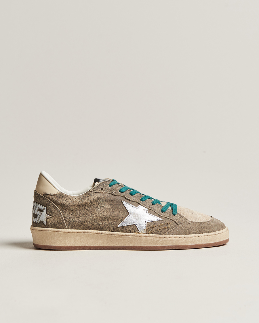 Mies | Golden Goose Deluxe Brand Ball Star Sneakers Brown/Buttercream | Golden Goose | Deluxe Brand Ball Star Sneakers Brown/Buttercream