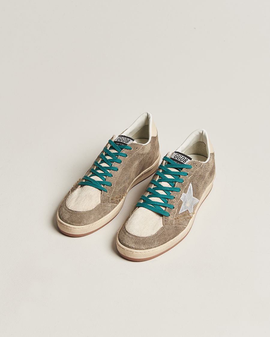 Mies | Golden Goose Deluxe Brand Ball Star Sneakers Brown/Buttercream | Golden Goose | Deluxe Brand Ball Star Sneakers Brown/Buttercream