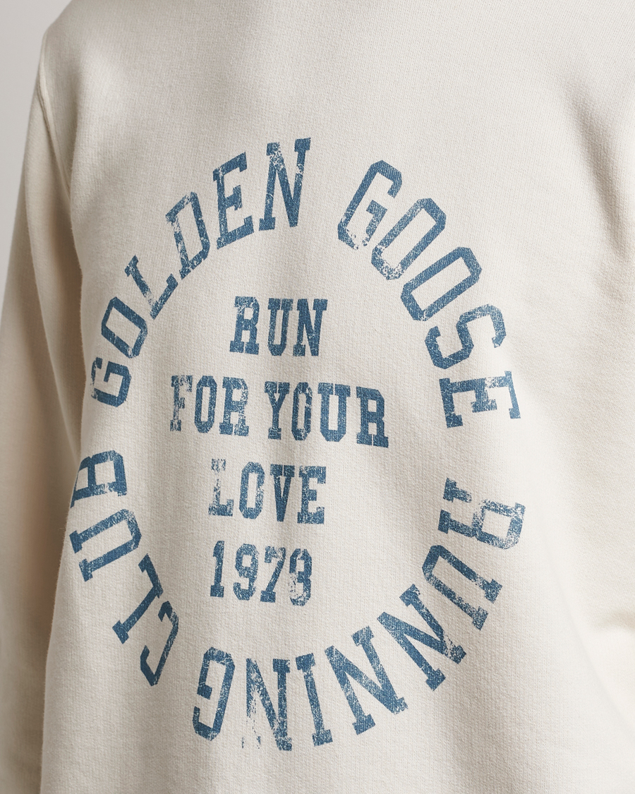 Mies | Puserot | Golden Goose | Deluxe Brand Running Club Sweatshirt Heritage White