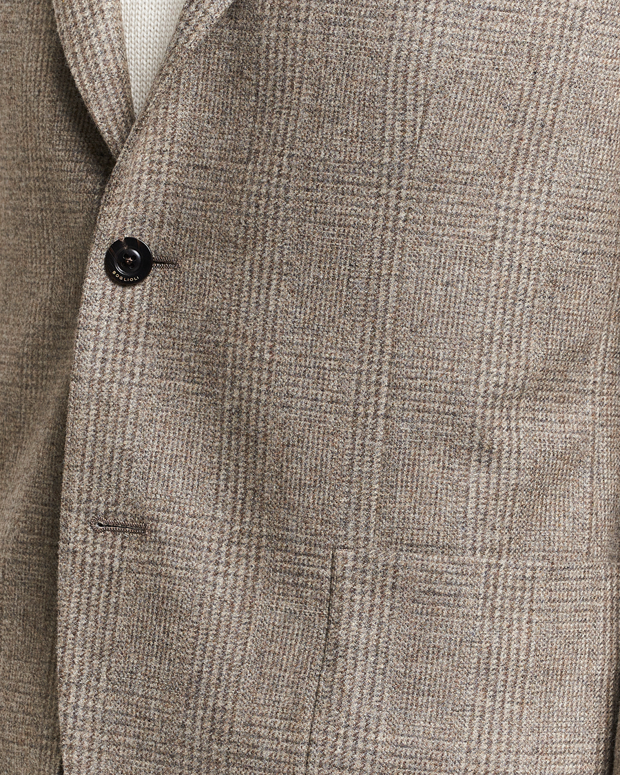 Mies | Pikkutakit | Boglioli | K Jacket Prince Of Wales Check Blazer Light Beige