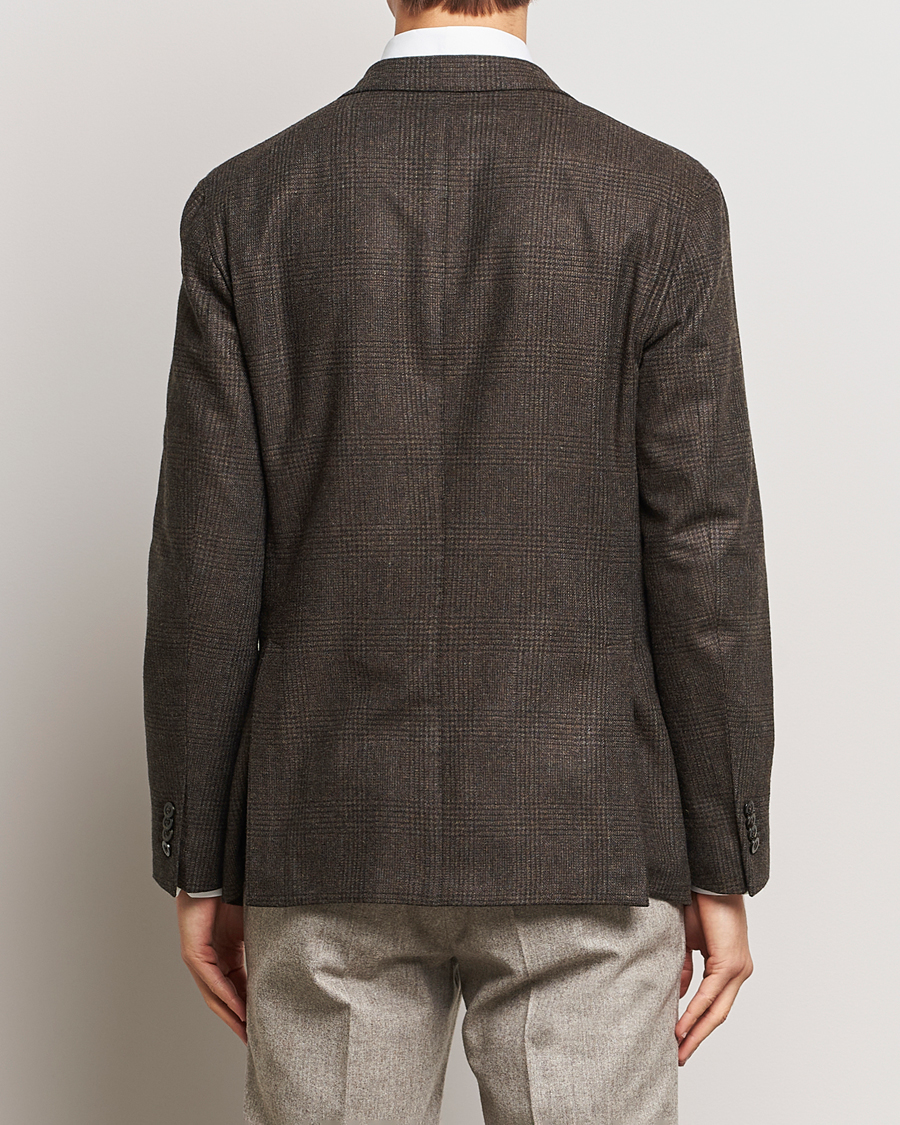 Mies | Pikkutakit | Boglioli | K Jacket Prince Of Wales Blazer Dark Brown