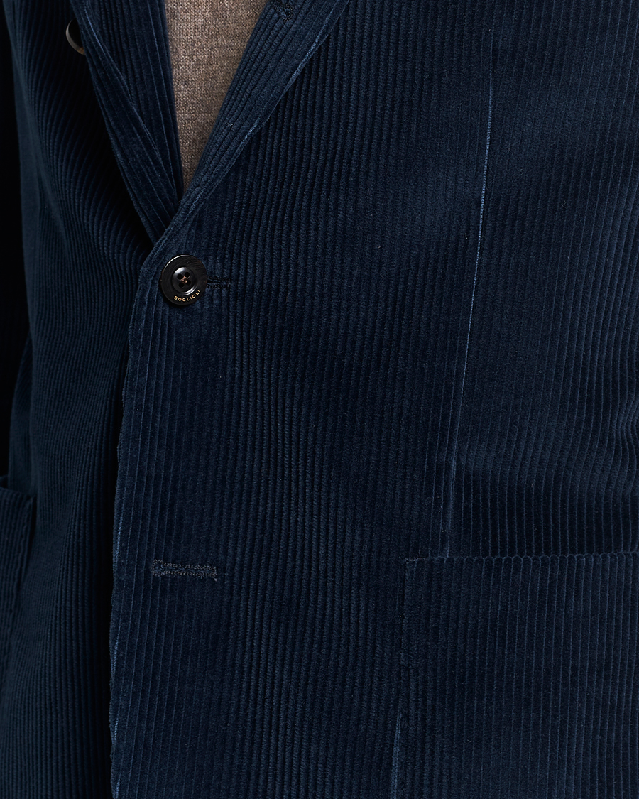 Mies | Pikkutakit | Boglioli | K Jacket Corduroy Blazer Navy
