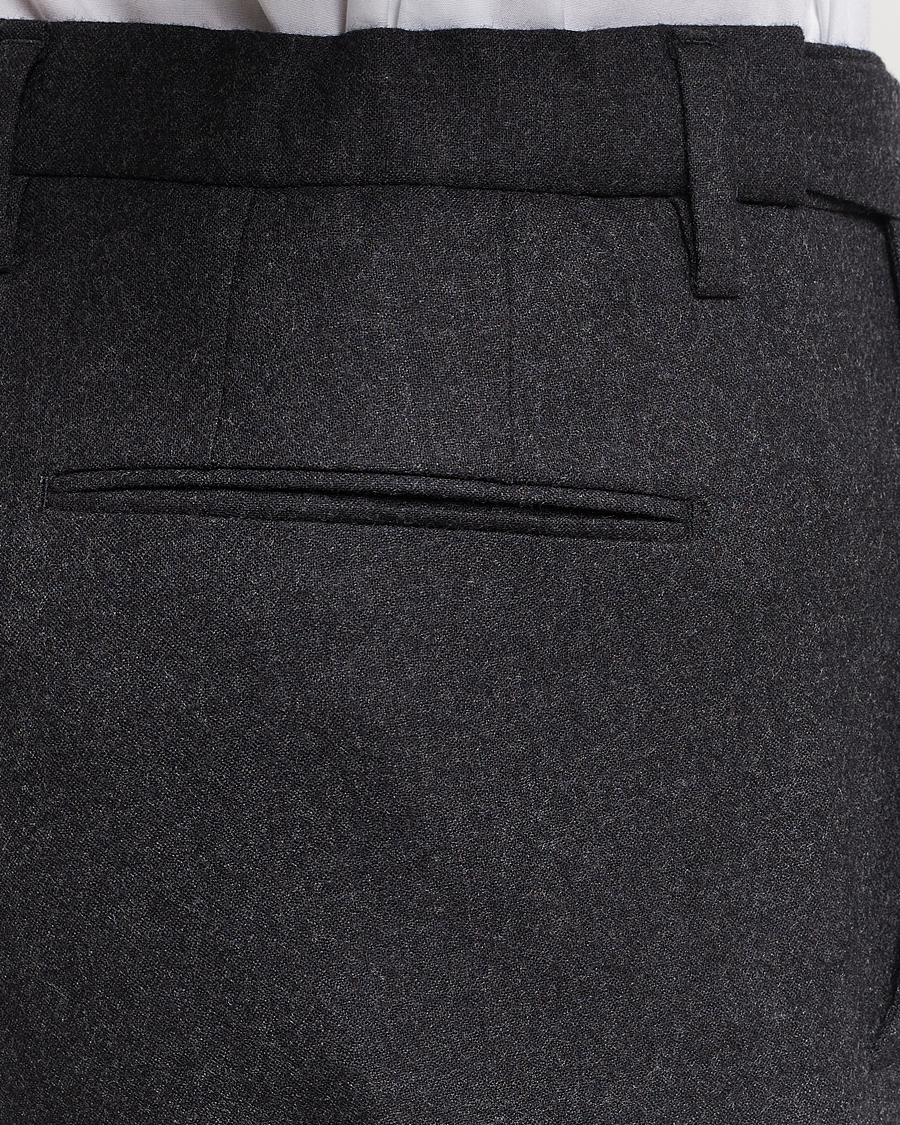 Mies | Puvut | Boglioli | K Jacket Light Flannel Suit Dark Grey