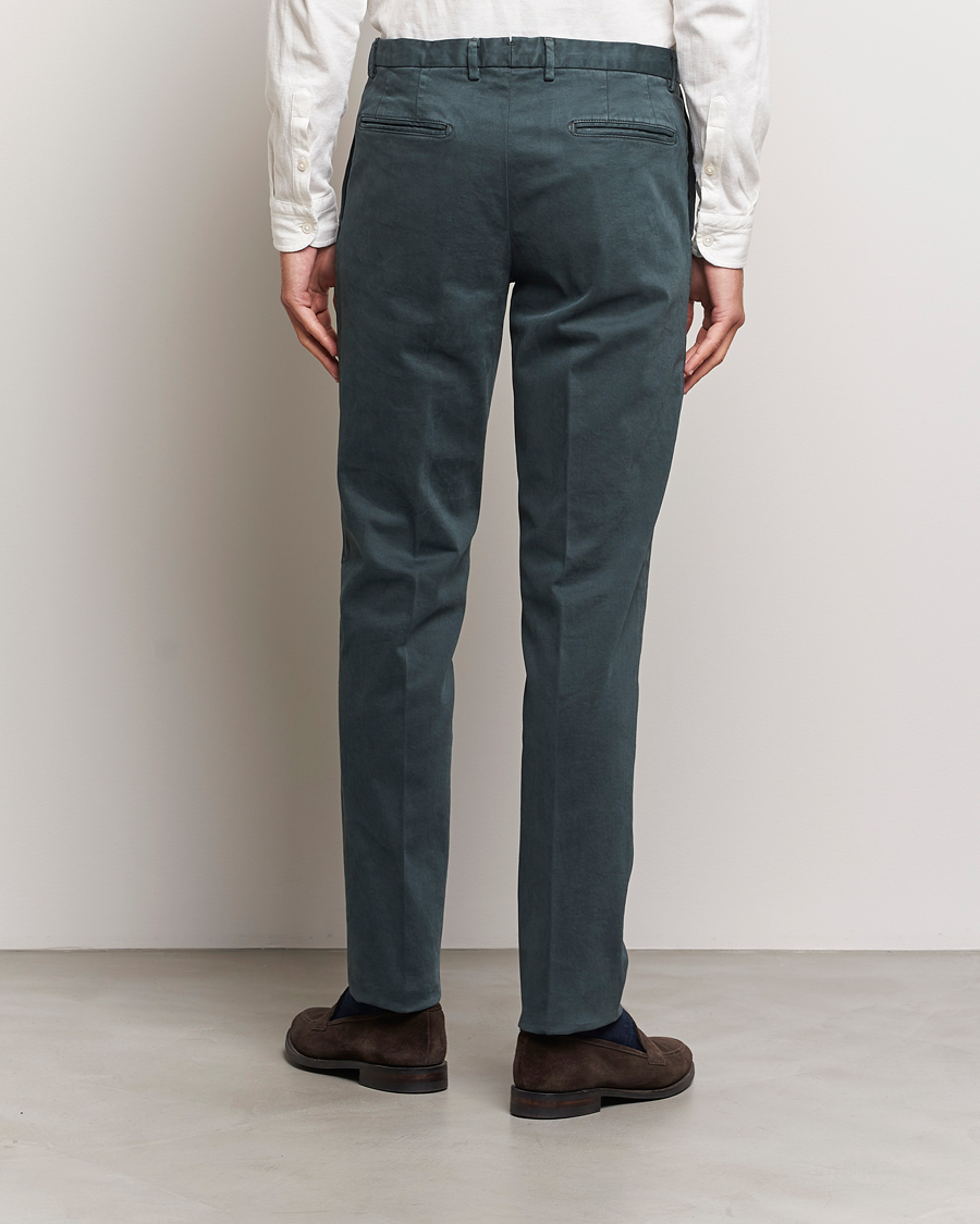 Mies | Housut | Boglioli | Cotton Twill Trousers Navy