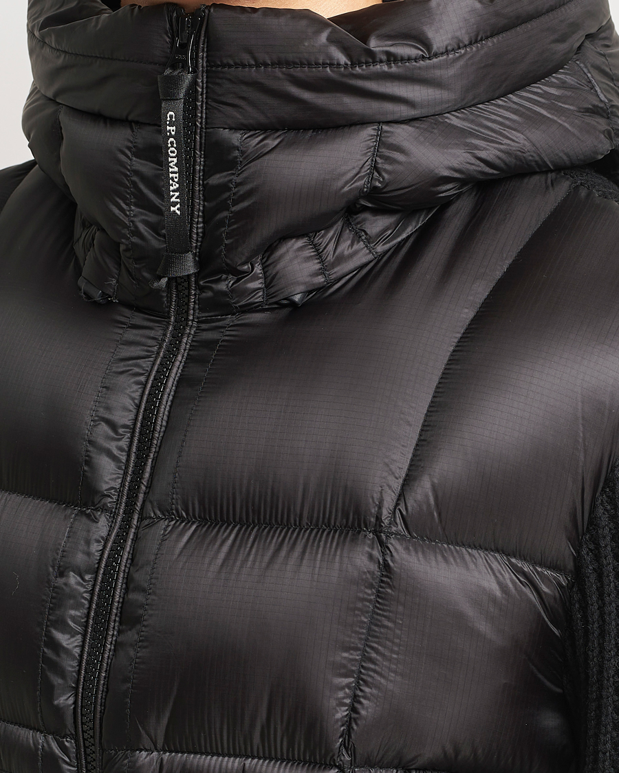 Mies | Takit | C.P. Company | Merino Wool Padded Hybrid Hood Jacket Black