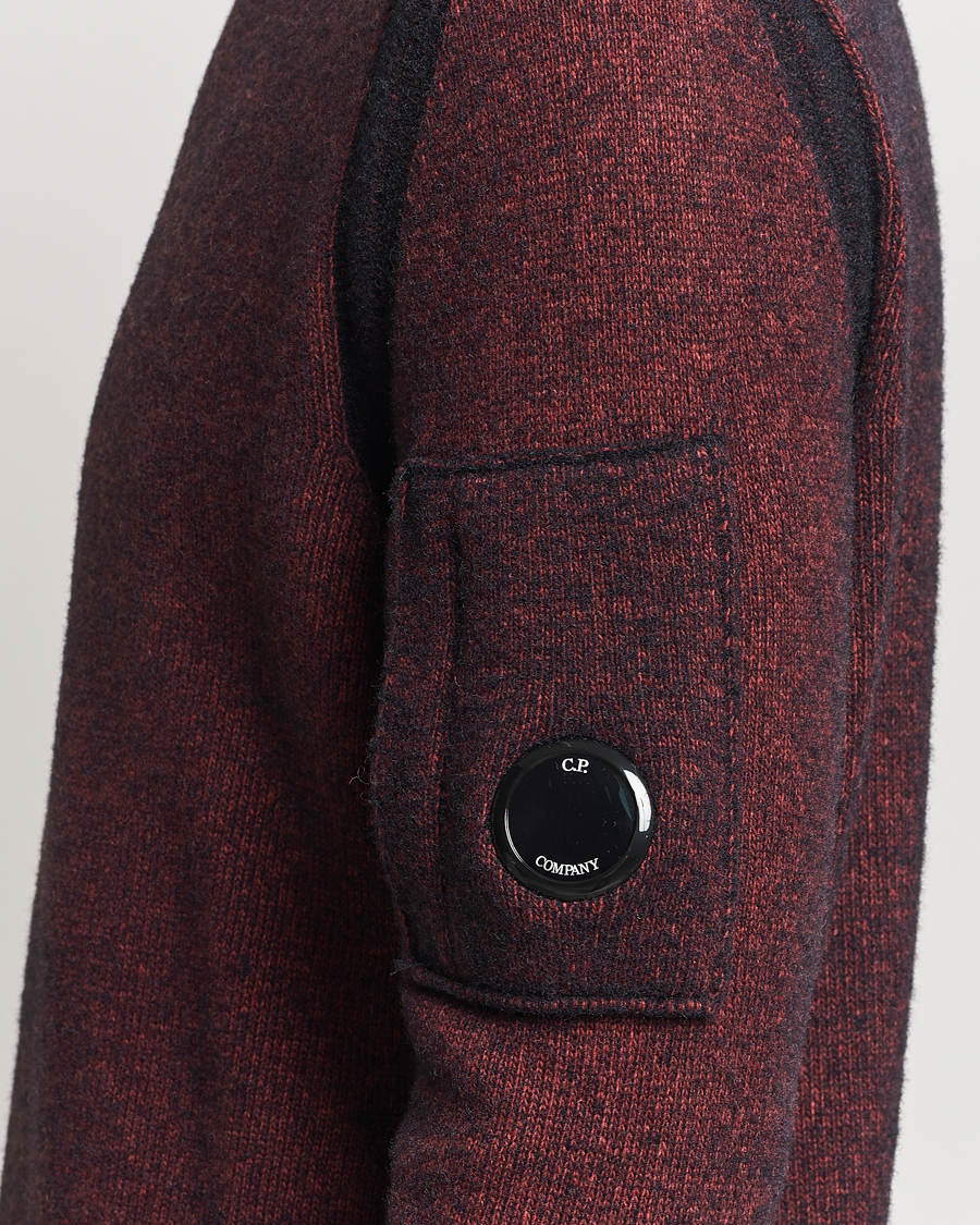 Mies | Puserot | C.P. Company | Fleece Knit Rollneck Red