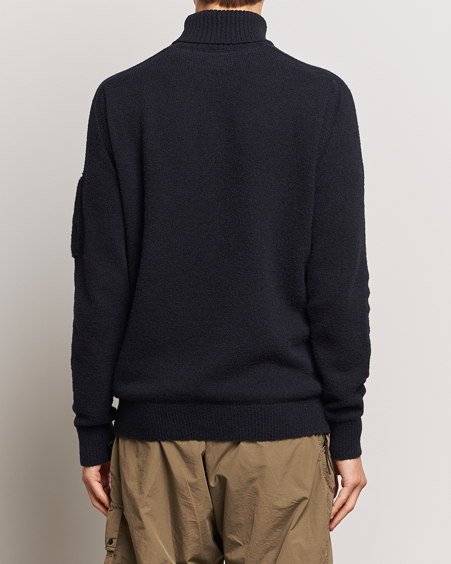Mies | Puserot | C.P. Company | Fleece Knit Rollneck Black