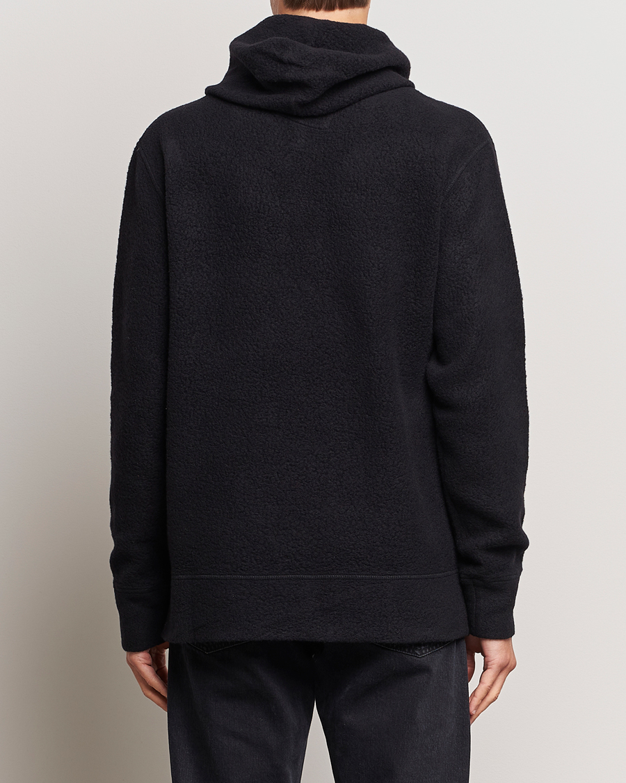 Mies | Puserot | C.P. Company | Wool Polar Fleece Logo Hood Black