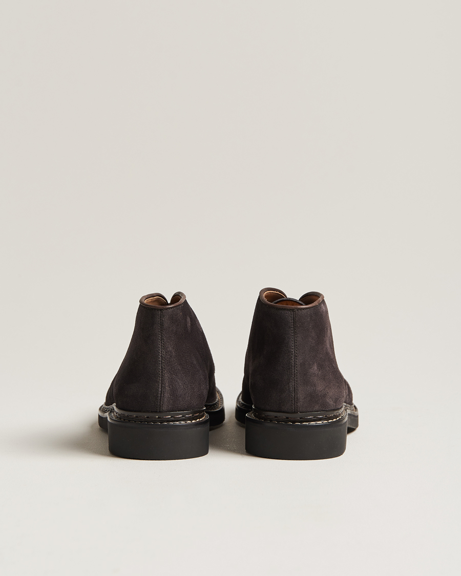 Mies | Heschung Genet Suede Chukka Boot Dark Brown | Heschung | Genet Suede Chukka Boot Dark Brown