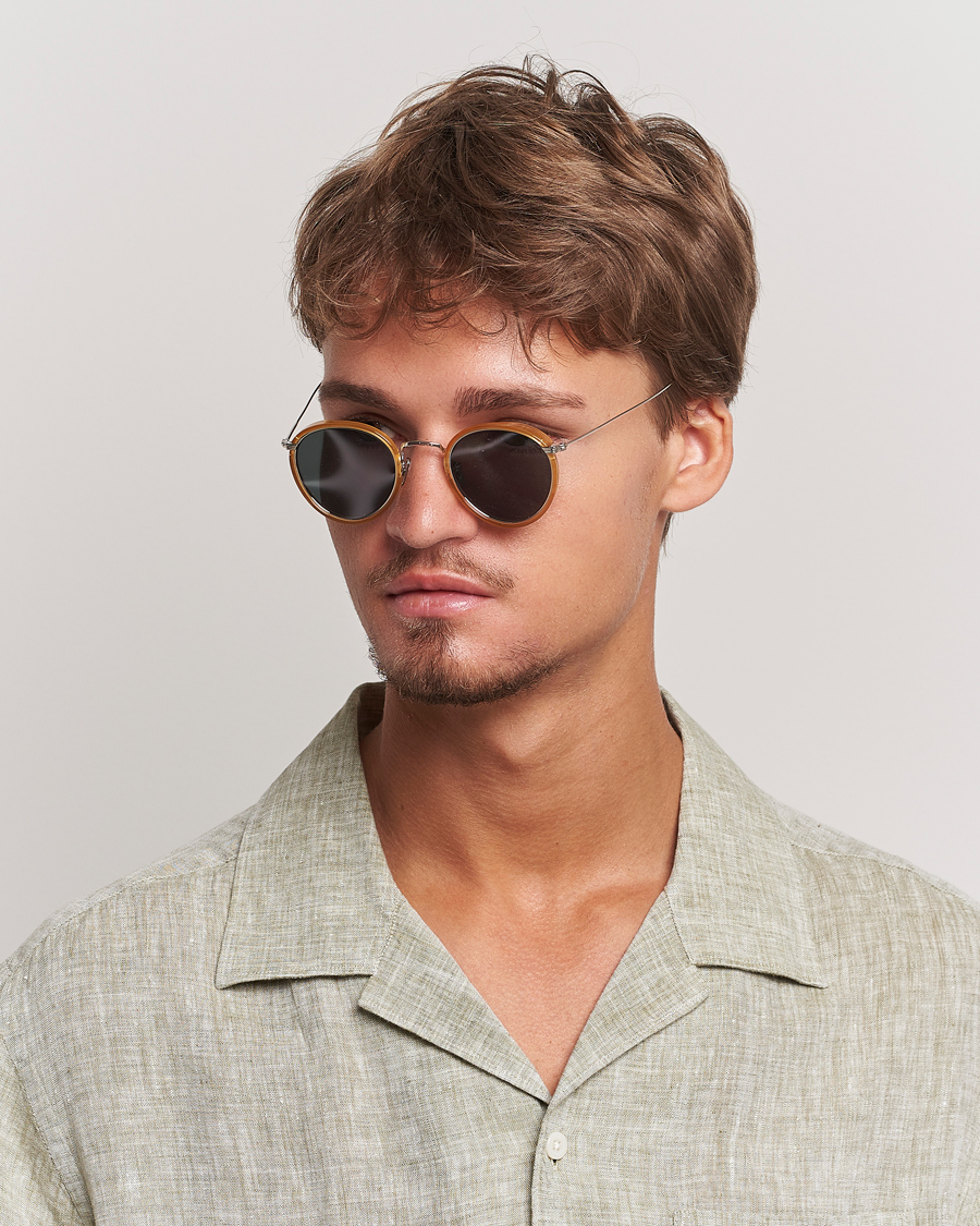 Mies | Aurinkolasit | EYEVAN 7285 | 717E Sunglasses Silver Honey