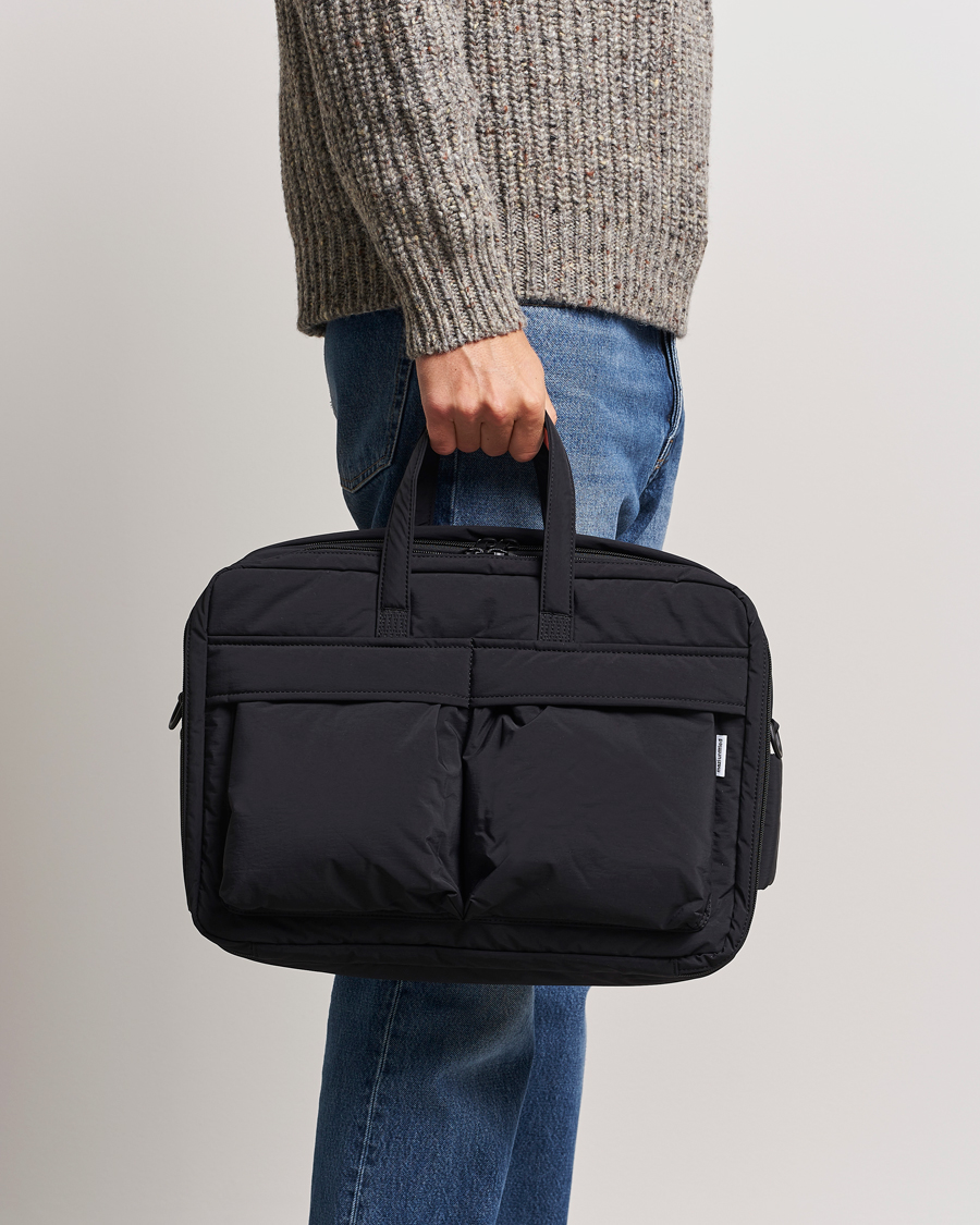 Mies | Laukut | mazi untitled | AM Bag 02 Nylon Briefcase Black