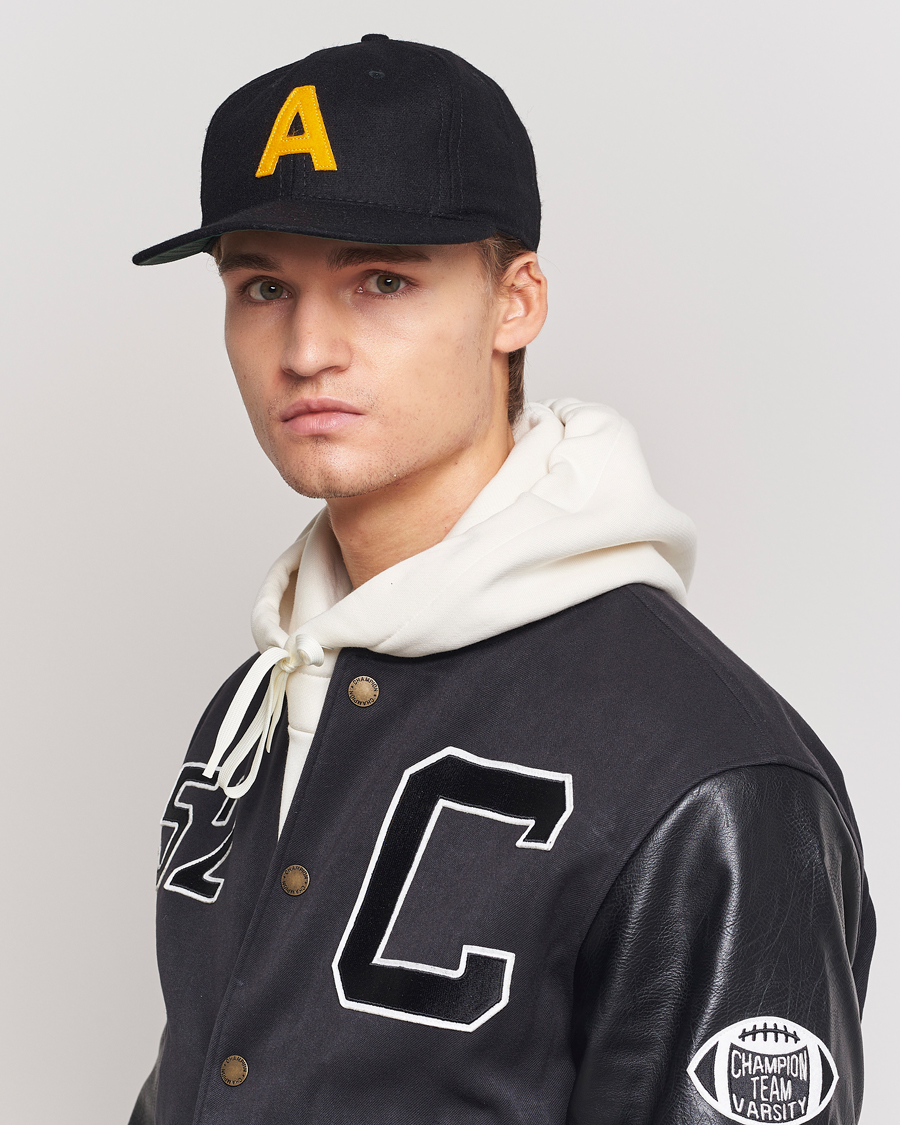 Mies | Ebbets Field Flannels Made in USA Army 1957 Vintage Ballcap Black | Ebbets Field Flannels | Made in USA Army 1957 Vintage Ballcap Black