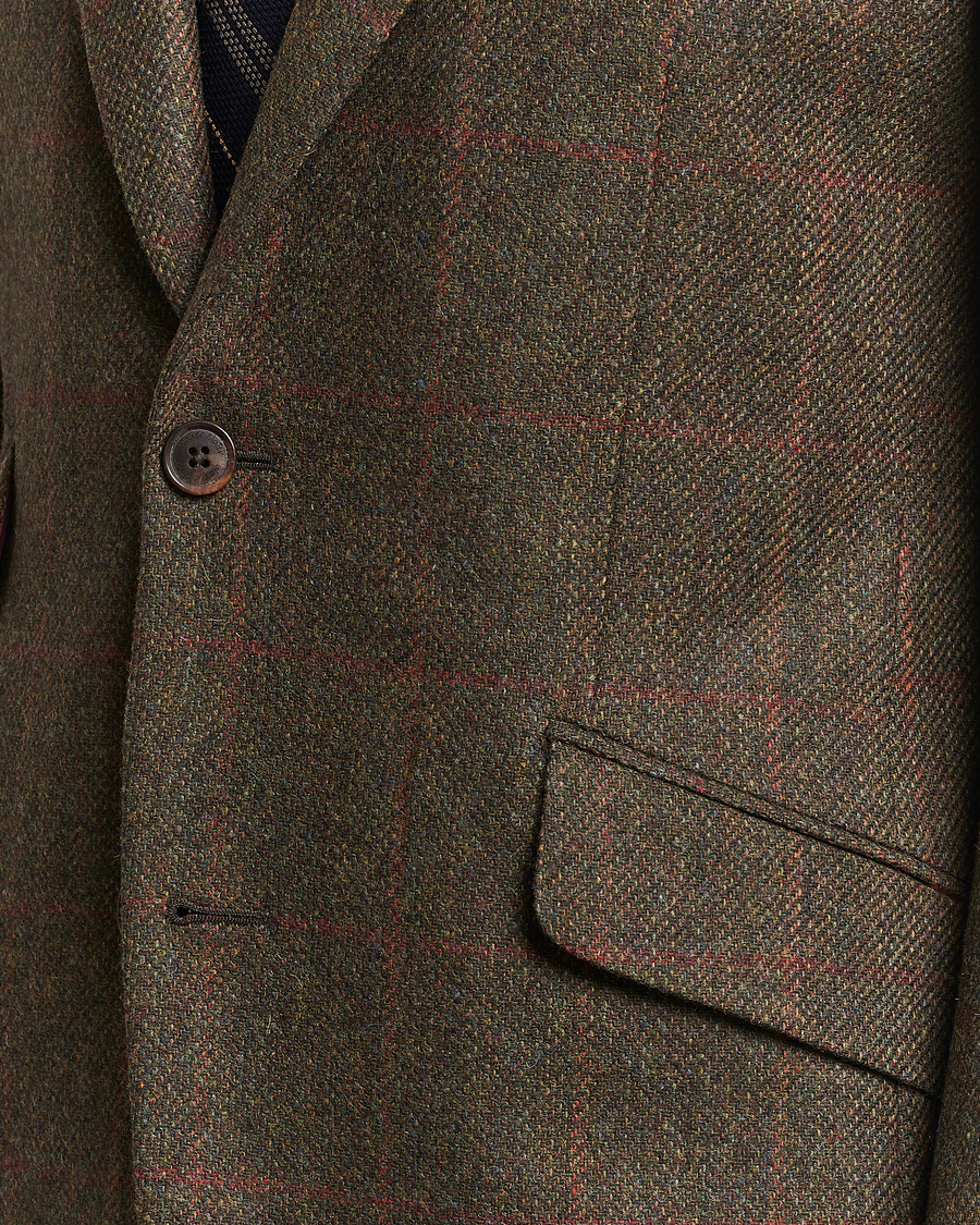 Mies | Pikkutakit | Walker Slater | Edward Lambswool Windowpane Blazer Green