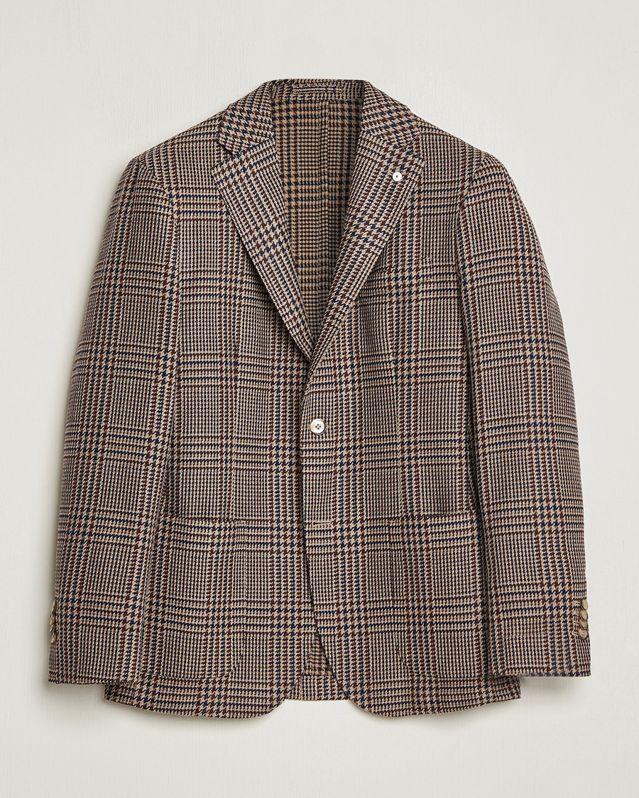 Mies | Pikkutakit | L.B.M. 1911 | Jack Regular Checked Wool Blazer Brown