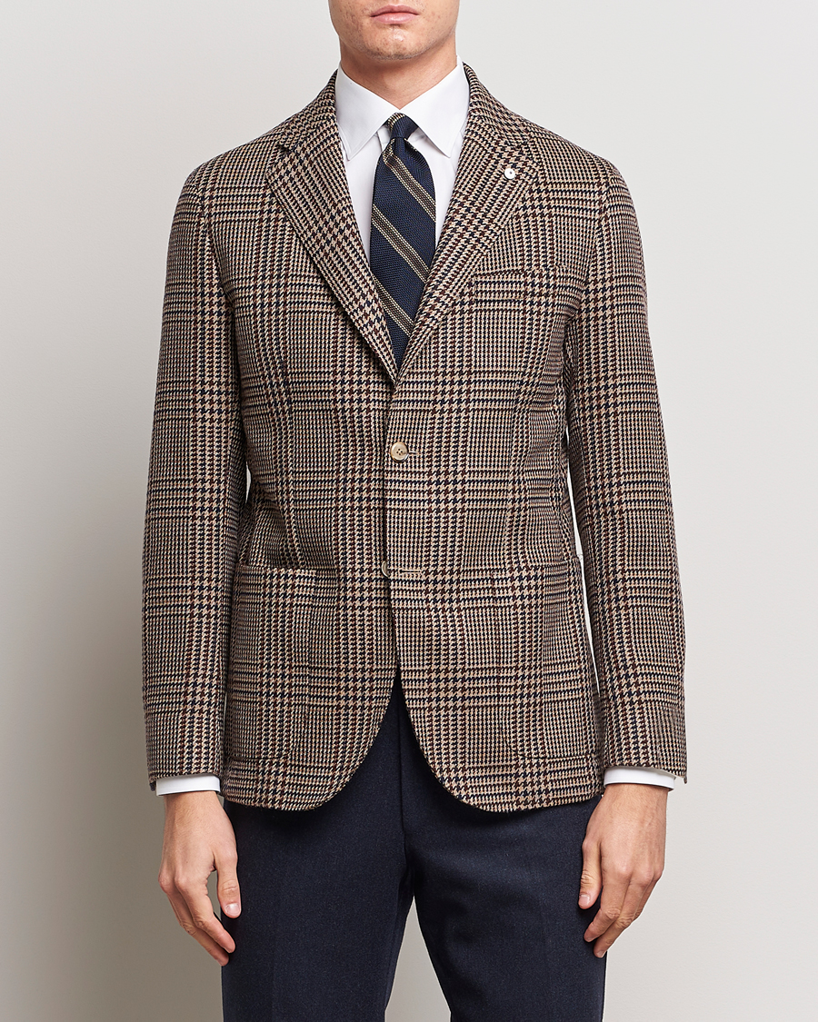 Mies | Pikkutakit | L.B.M. 1911 | Jack Regular Checked Wool Blazer Brown