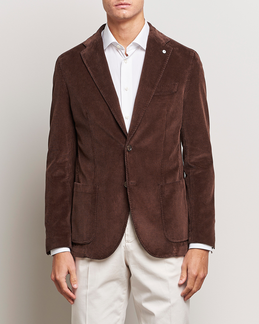 Mies | Pikkutakit | L.B.M. 1911 | Jack Corduroy Blazer Brown