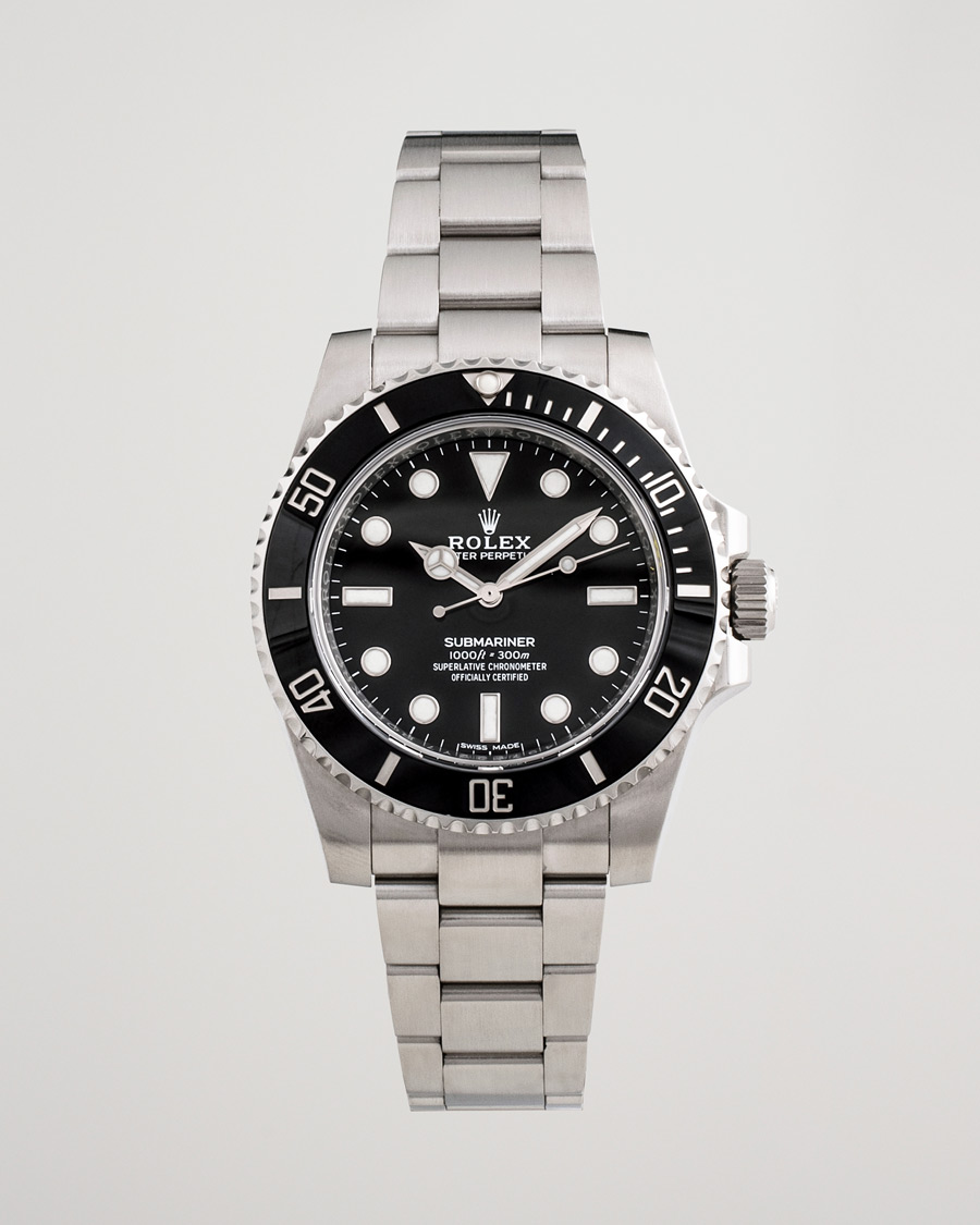 Mies | Rolex Pre-Owned Submariner 114060 Oyster Perpetual Steel Black | Rolex Pre-Owned | Submariner 114060 Oyster Perpetual Steel Black