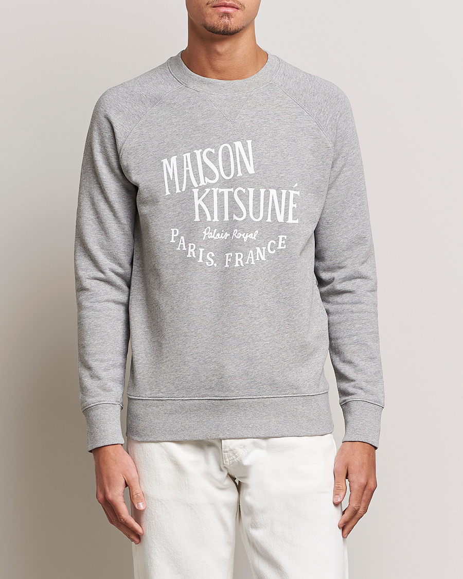 Mies | Harmaat collepuserot | Maison Kitsuné | Palais Royal Classic Sweatshirt Grey Melange