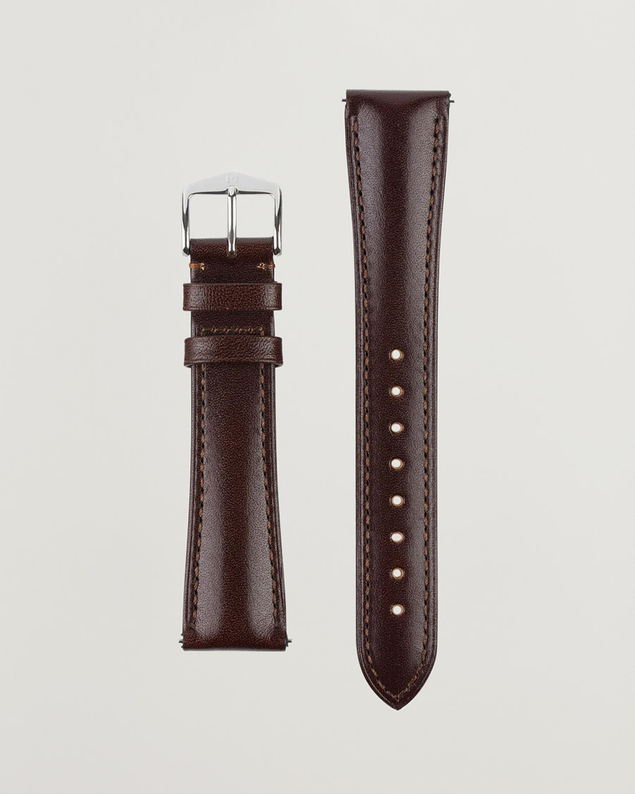 Mies | Kellonrannekkeet | HIRSCH | Siena Tuscan Leather Watch Strap Brown