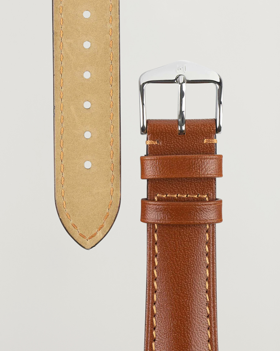 Mies | HIRSCH Siena Tuscan Leather Watch Strap Golden Brown | HIRSCH | Siena Tuscan Leather Watch Strap Golden Brown