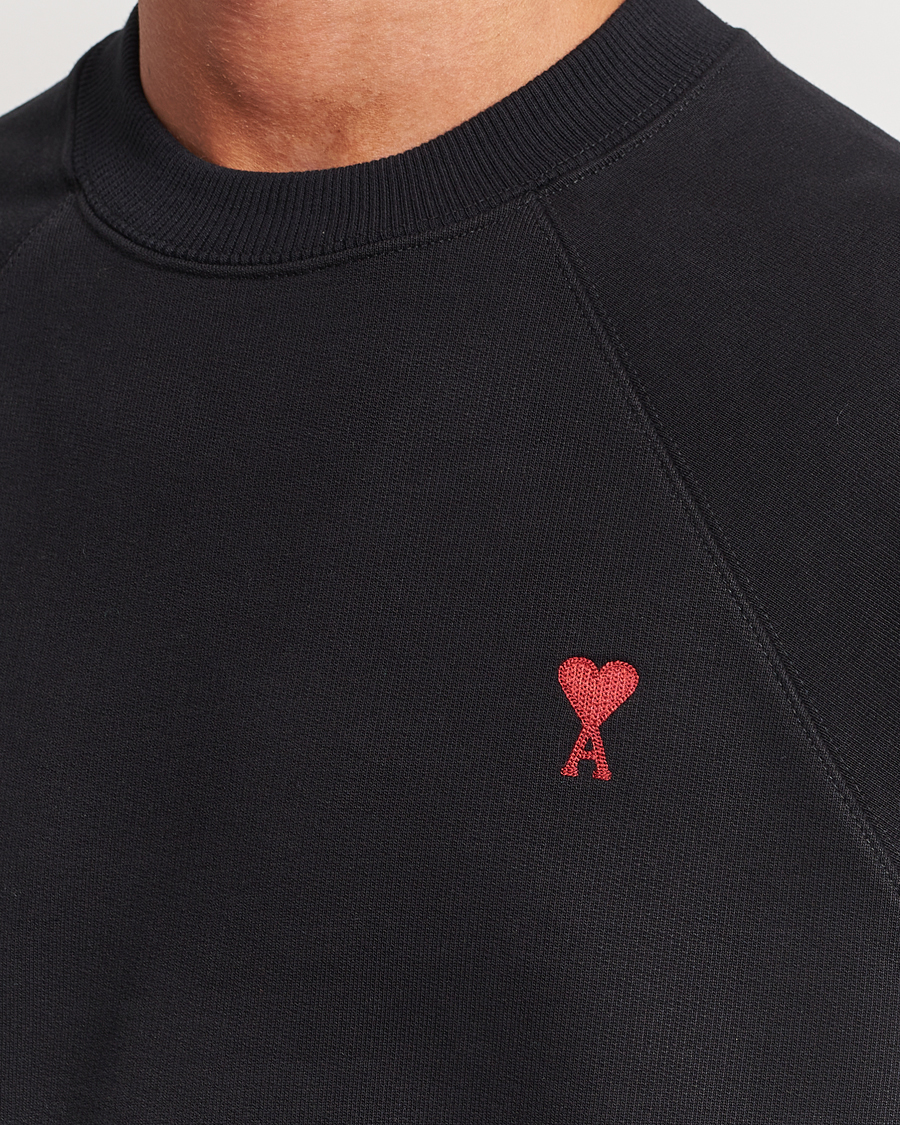 Mies | Puserot | AMI | Heart Logo Sweatshirt Black