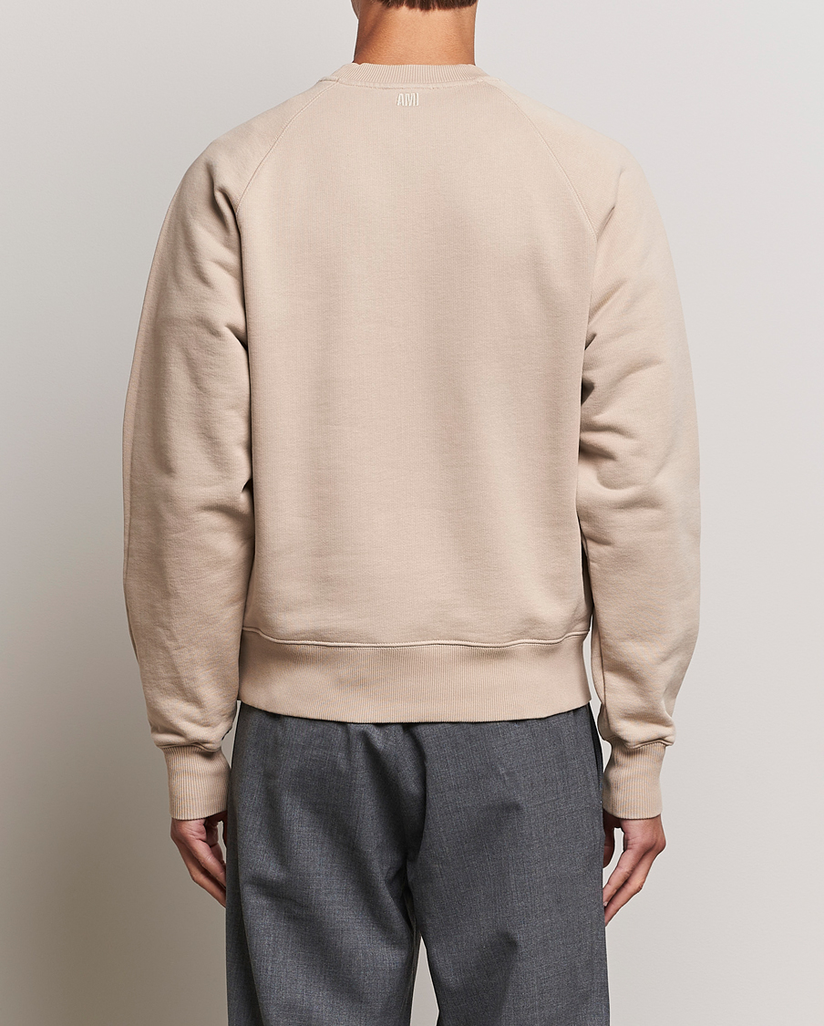 Mies | Puserot | AMI | Heart Logo Sweatshirt Beige