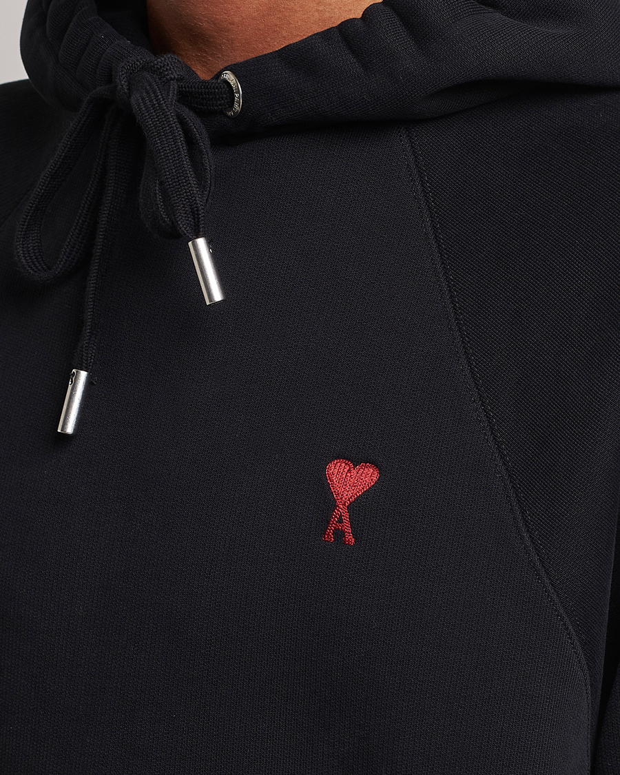 Mies | Puserot | AMI | Heart Logo Hoodie Black