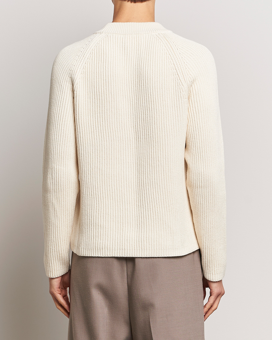 Mies | Puserot | AMI | Heavy Knitted Crew Neck Ivory