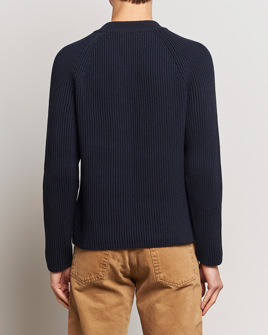 Mies | Puserot | AMI | Heavy Knitted Crew Neck Night Blue