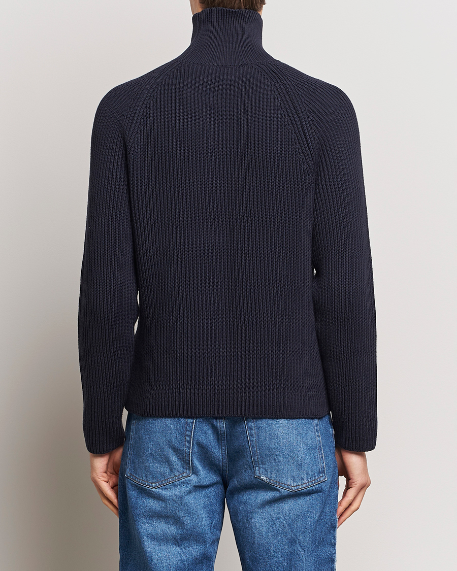 Mies | Puserot | AMI | Heavy Knitted Turtleneck Night Blue