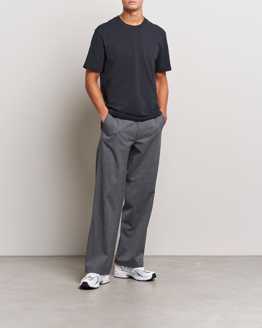 Mies | T-paidat | AMI | Fade Out Crew Neck T-Shirt Black