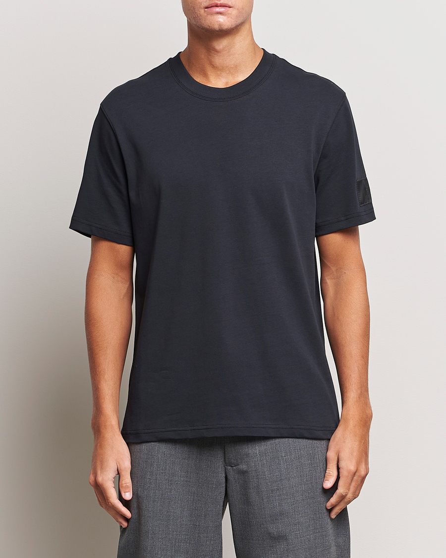 Mies | Mustat t-paidat | AMI | Fade Out Crew Neck T-Shirt Black