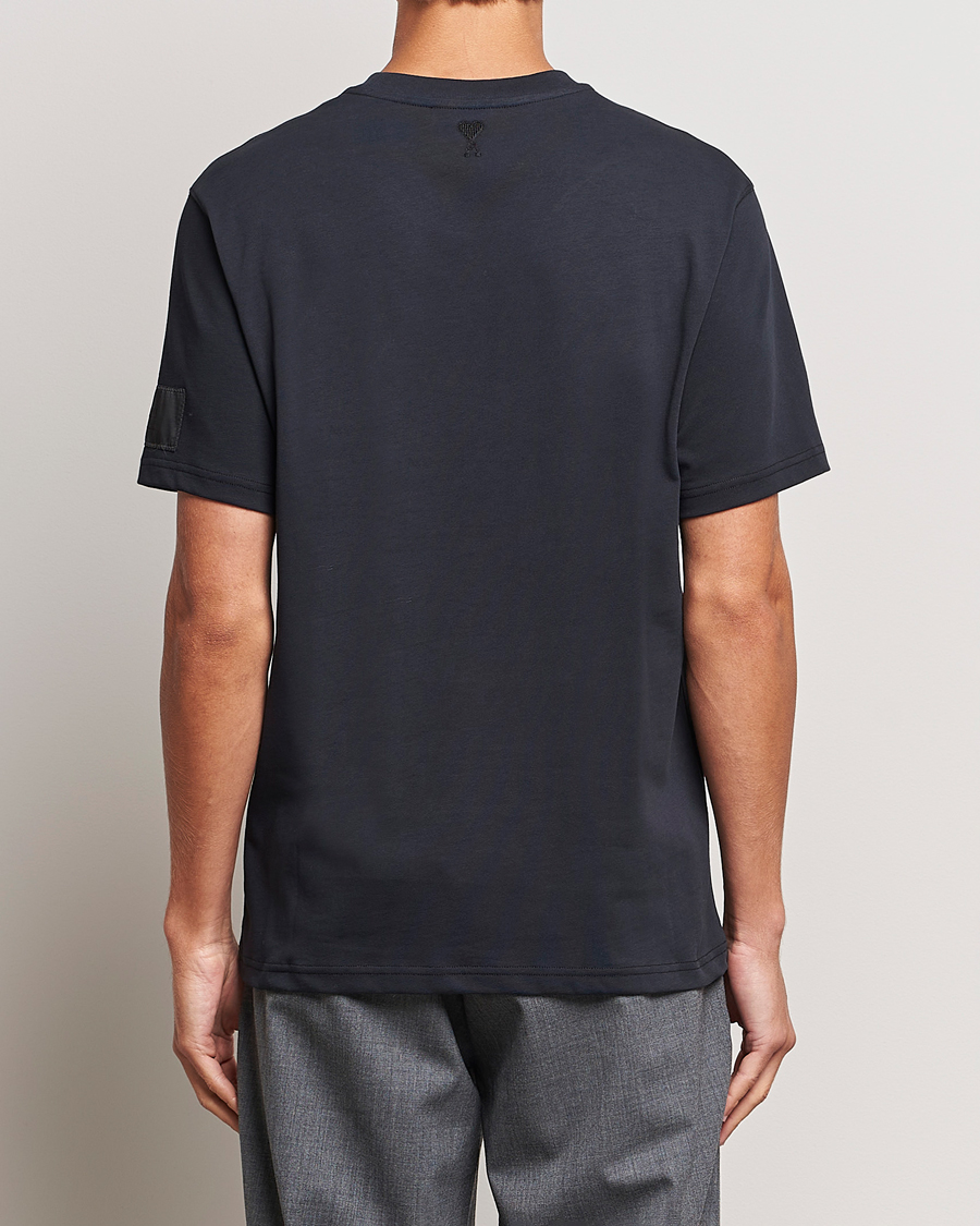Mies | T-paidat | AMI | Fade Out Crew Neck T-Shirt Black