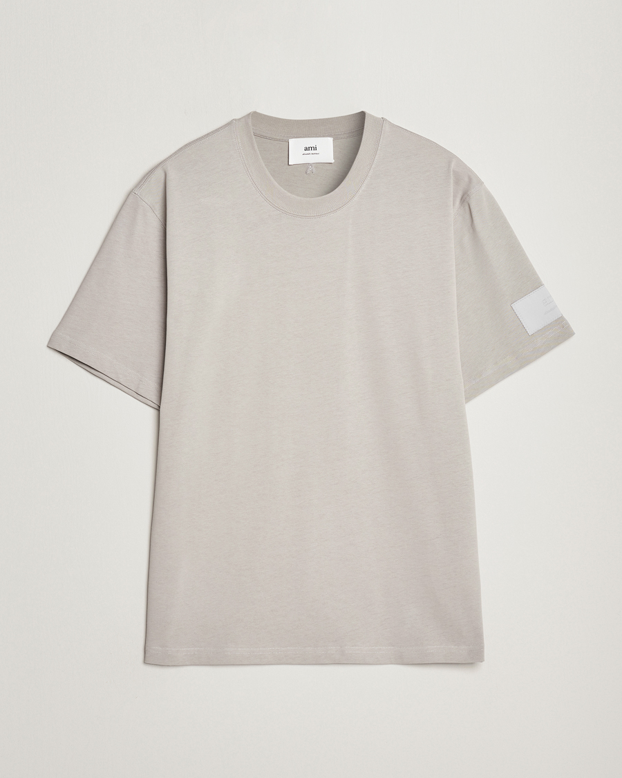 Mies | Contemporary Creators | AMI | Fade Out Crew Neck T-Shirt Pearl Grey